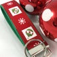 Handmade Christmas Keychain Wristlet, Christmas Ornaments, Christmas in July, Trending Now, Key Chains for Women, Teacher Gifts