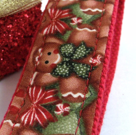 Handmade Christmas Keychain Wristlet, Gingerbread Man, Christmas in July, Trending Now, Key Chains for Women, Teacher Gifts