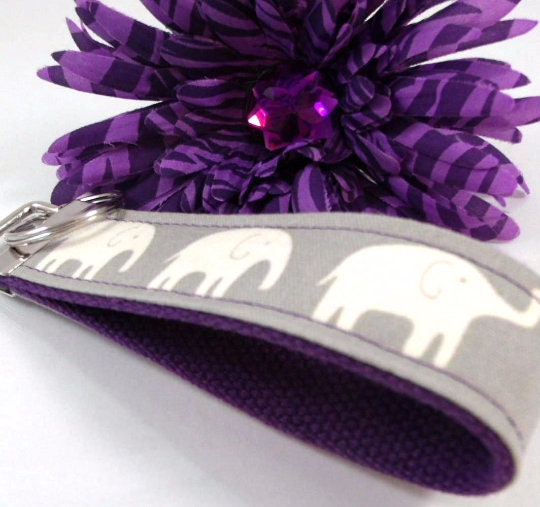 Elephant Keychain Wristlet