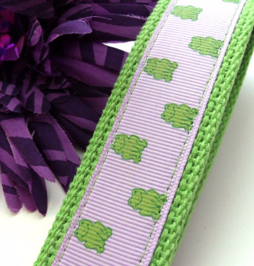 Lavender Frog Keychain Wristlet