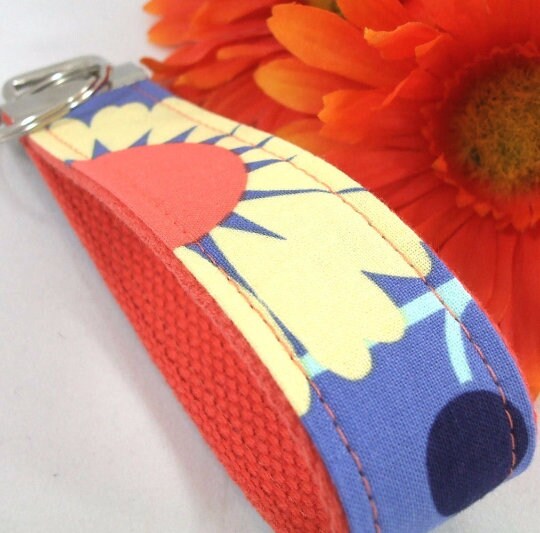 Amy Butler Key Fob LOVE Periwinkle
