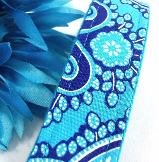 Key Fob Wristlet Periwinkle Turquoise