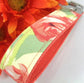 Amy Butler Key Fob Tangerine Roses