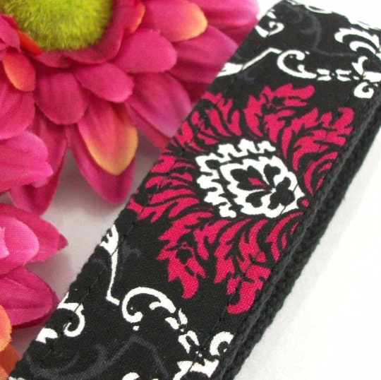 Wristlet Key Fob Damask Pattern