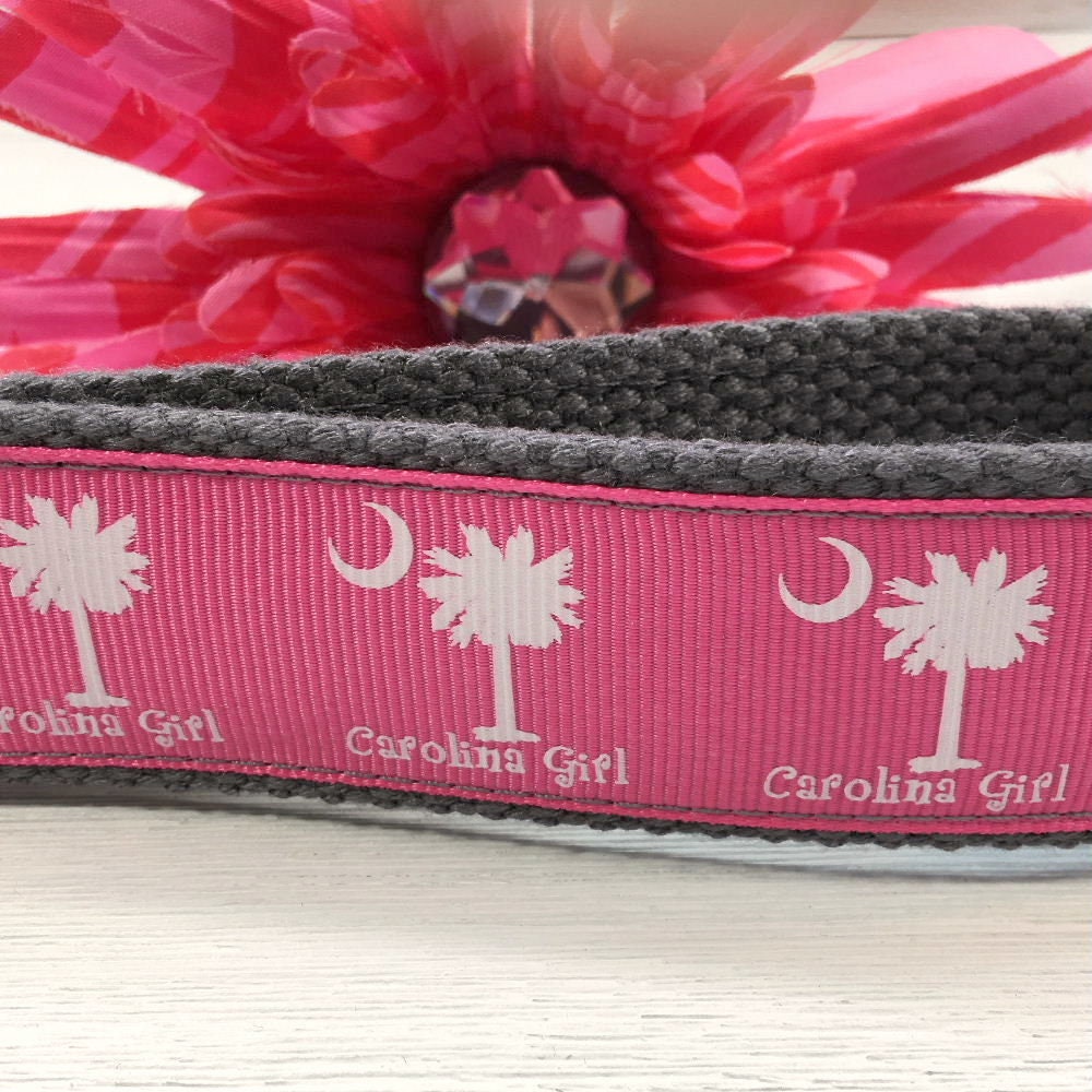 Carolina Girl Keychain Grosgrain Ribbon