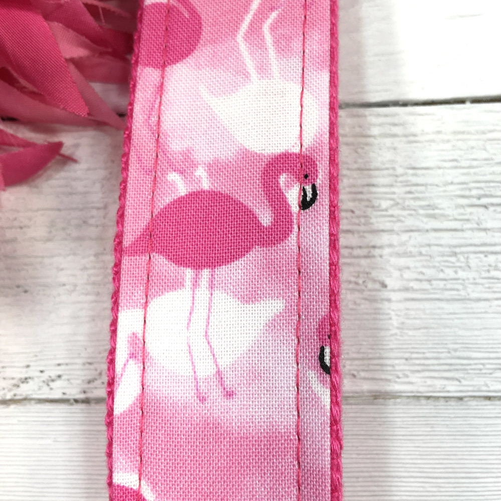Handmade Flamingo Keychain, College Graduation Gift for her, I Miss You Gift, Stress Relief Gift