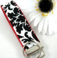 Damask Key Fob in Black and White