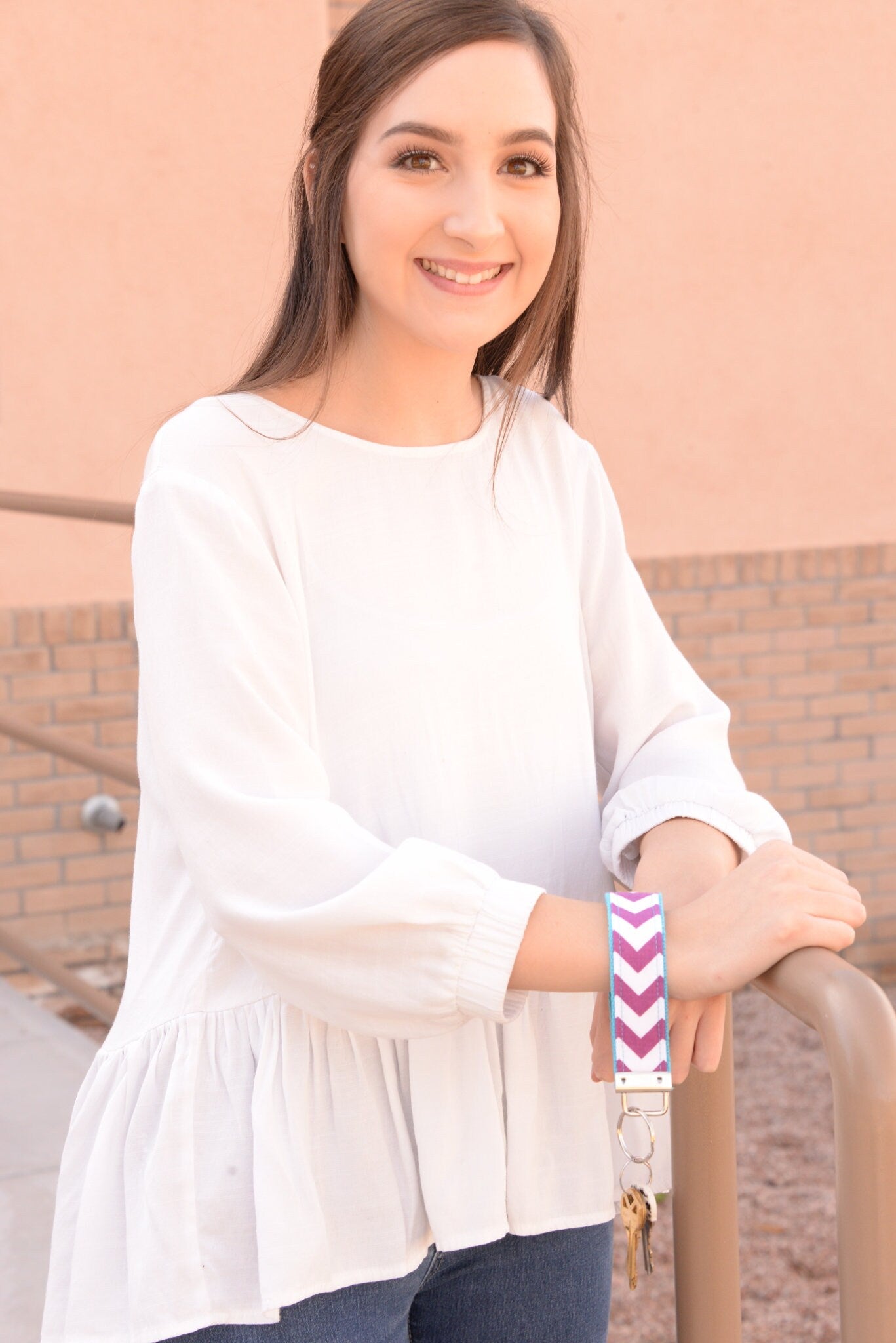 Handmade Keychain Wristlet with Spiders, Spider, Popular Right Now, Halloween, Thank you gift for Friend, Preschool Teacher Gifts