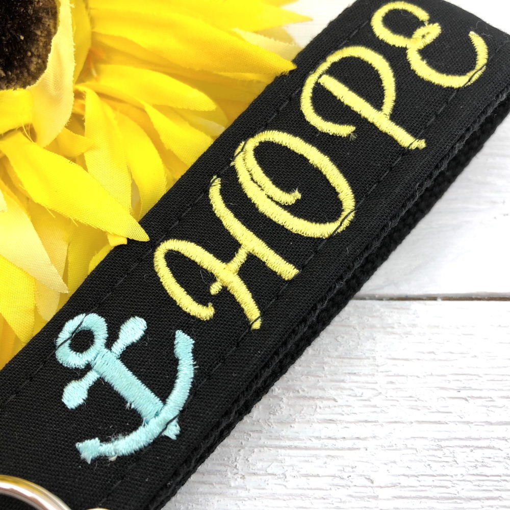 Handmade Motivational Keychain, Thinking of you gift, Encouragement gift, Care Package, Thoughtful Gifts, Popular Right Now, Hope, Anchor