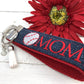 Baseball Mom Embroidered Keychain Key Fob Tassel and Charm too