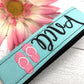 Flip Flop DIVA Embroidered Keychain Key Fob Tassel Charm