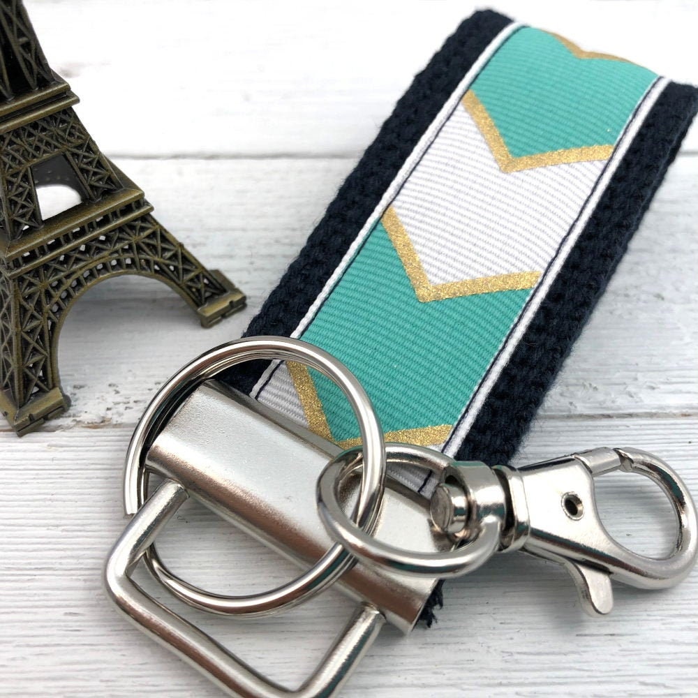 Mini Keychain | Mini Key Fob | Turquoise Keychain | Gift for Mom | Gift for Best Friend