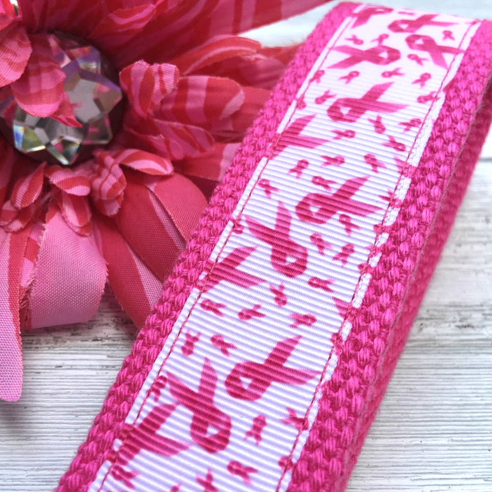 Breast Cancer Keychain Wristlet, Breast Cancer Gifts, Mindfulness Gift, Thinking of you Gift, Encouragement Gift