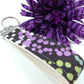 Handmade Wristlet Keychain in Lavender fabric, Good Luck Gift, Best Friend Gifts Long Distance, Preschool Teacher Gifts