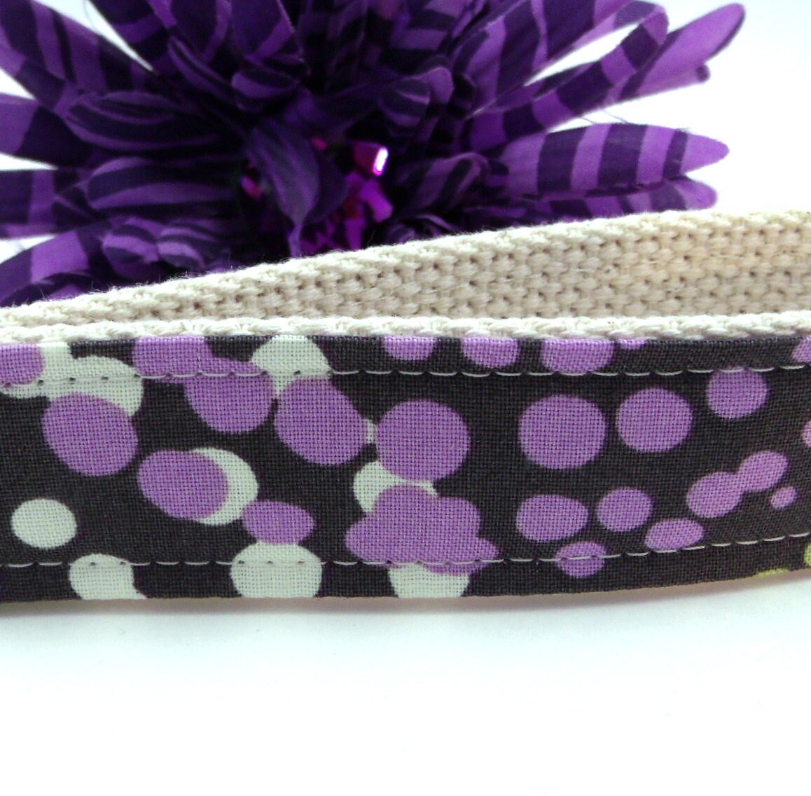 Handmade Wristlet Keychain in Lavender fabric, Good Luck Gift, Best Friend Gifts Long Distance, Preschool Teacher Gifts