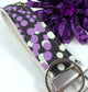 Handmade Wristlet Keychain in Lavender fabric, Good Luck Gift, Best Friend Gifts Long Distance, Preschool Teacher Gifts