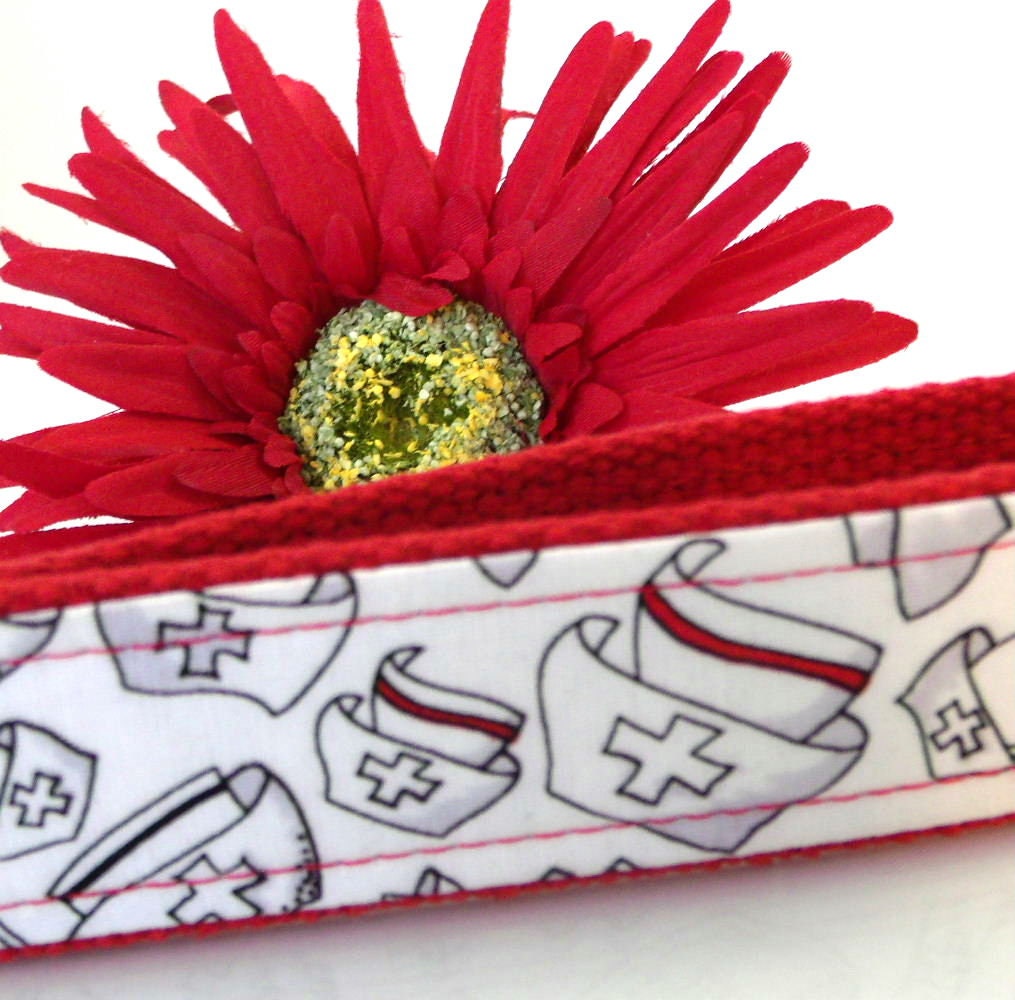 Handmade Wristlet keychain in Nurse fabric, Nurse Graduation Gift, Nurse Appreciation Week, Gift for Nurse Graduation