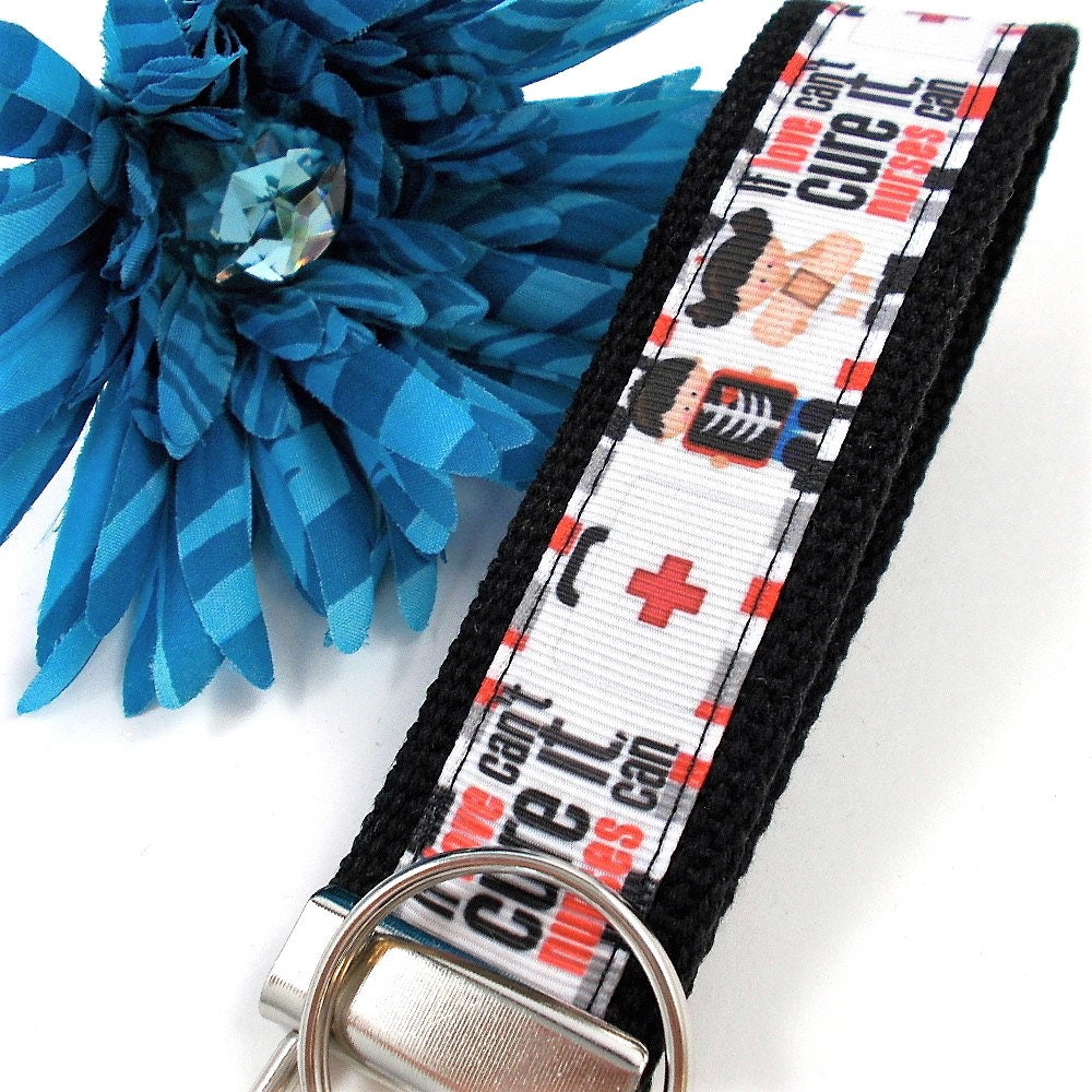 Ribbon Keychain Nurse Graduation Gift, Nurse Appreciation Week, Gift for Nurse Graduation, Nurse Accessories
