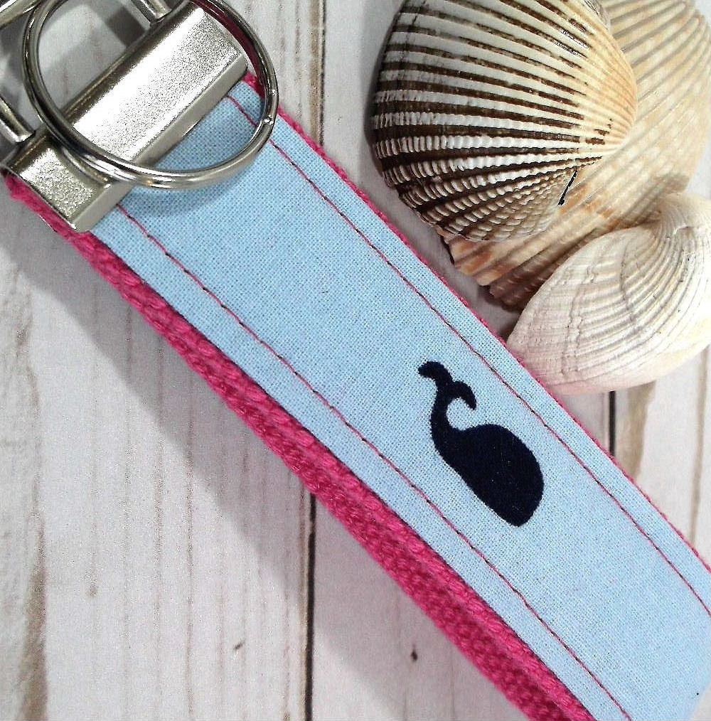 Whale Keychain Key Holder Perfect New Mom Gift