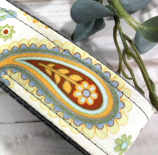Paisley Key fob wristlet, Wristlet Keychain, Boho Keychain Wristlet, Boho Keychains for Women, Bohemian, Boho Keychain Wristlet