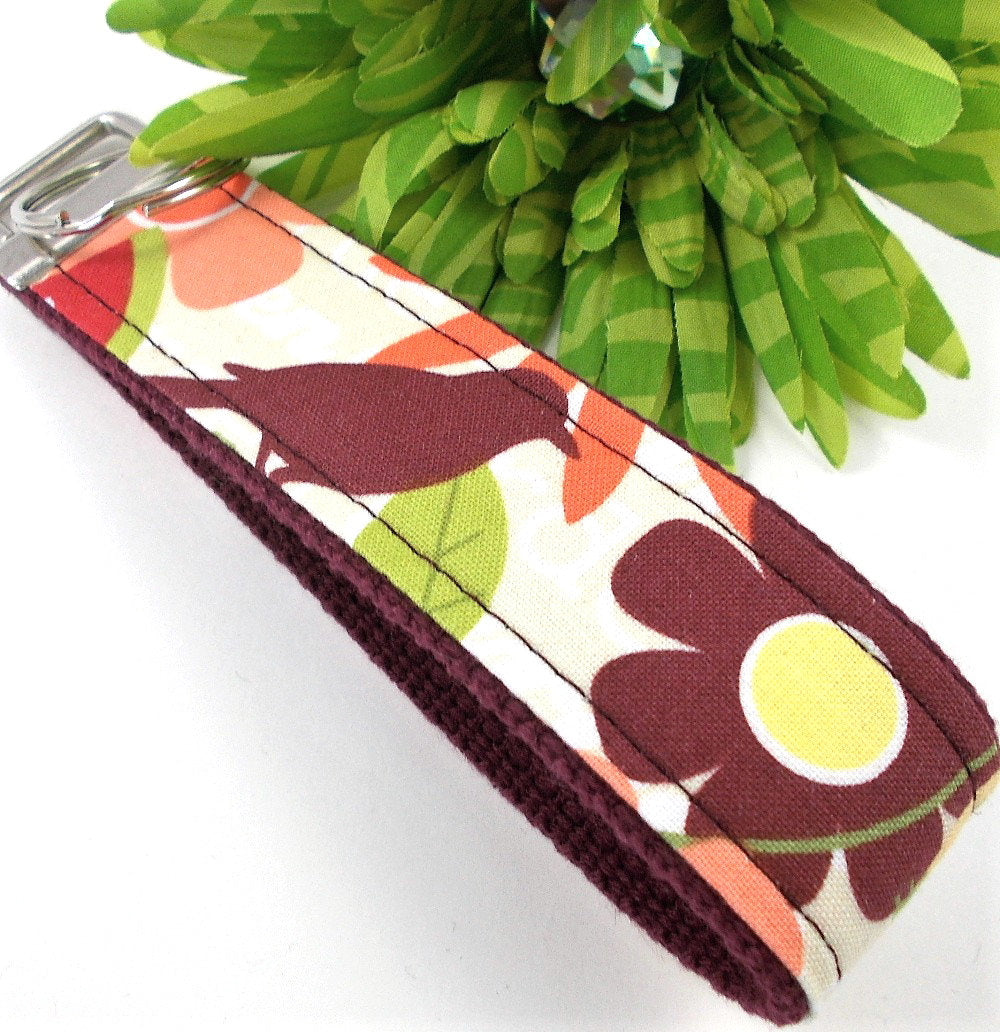 Bird Keychain Wrist Fob Sweet Gift for New Mom