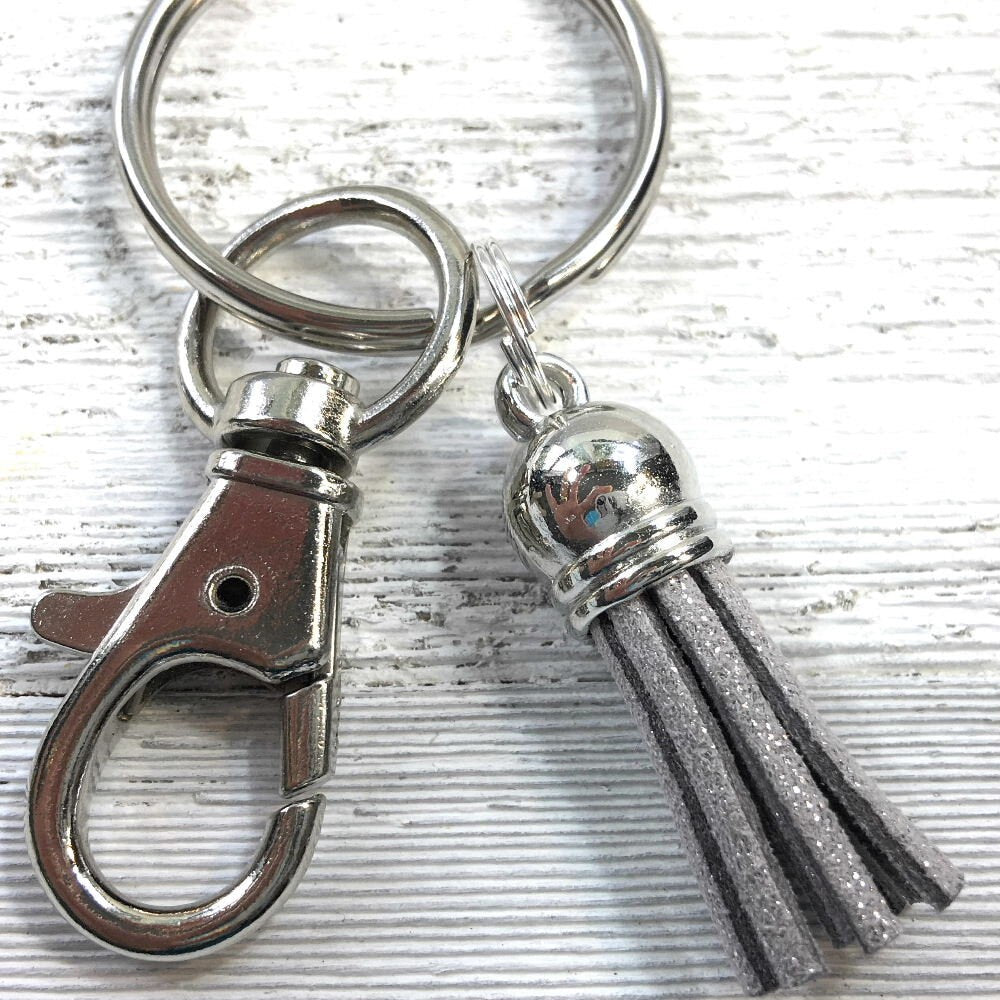 Turquoise Anchor Keychain