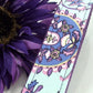 Amy Butler Key Fob Purple Floral Paisley