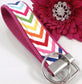 Chevron Key fob Multi Colors