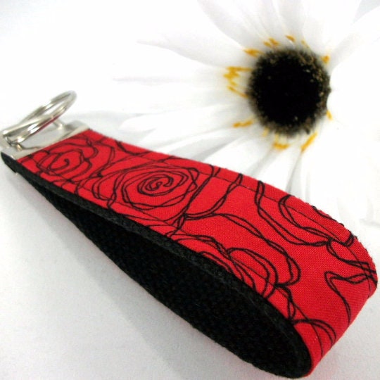Handmade Floral Keychain, College Graduation Gift for her, I Miss You Gift, Mom Gift from Son