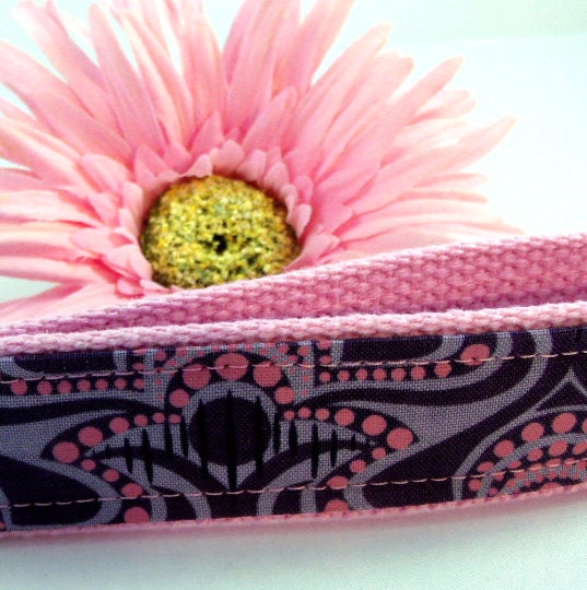 Peacock Keyfob in Pink Purple