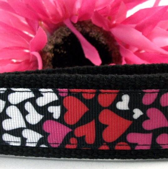 Heart Key Chain Pink Red