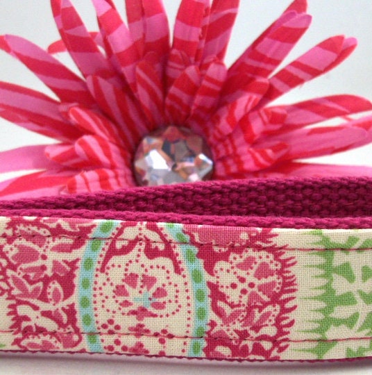 Amy Butler Key Fob Henna Paisley