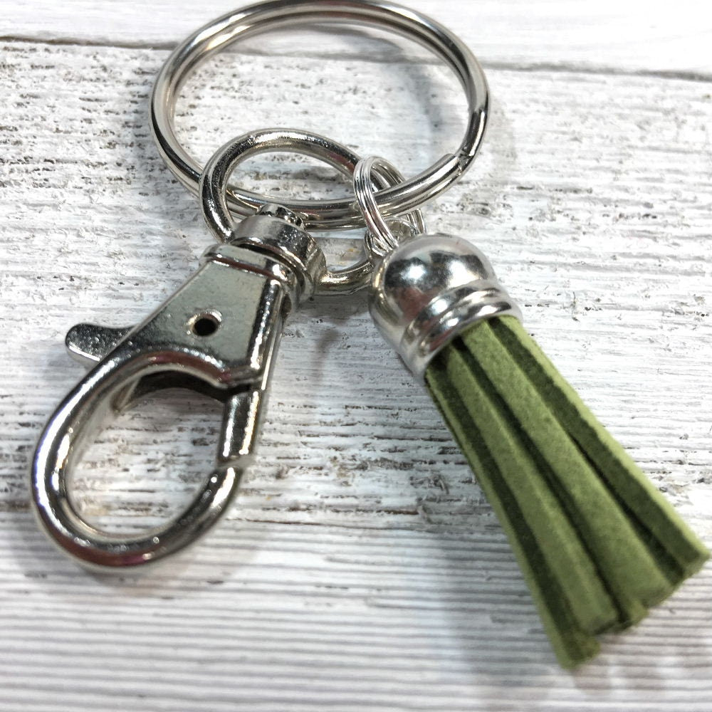 Chartreuse Green Zebra Print Wristlet Keychain, Cute Animal Print Keychain, Zebra Stripe Key Fob, Nurse Graduation Gift