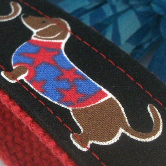 Cute Dog Mom Keychain, Dachshund Fabric Wristlet Keychain, Best Friend Gifts Long Distance, Preschool Teacher Gifts