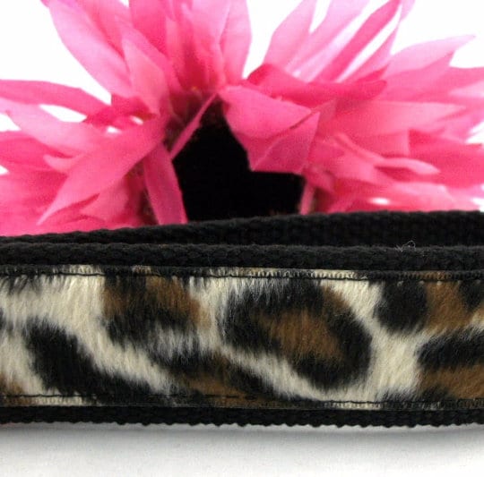 Handmade Ribbon Keychain in Faux Fur, College Graduation Gift for her, I Miss You Gift, Cheetah Keychain