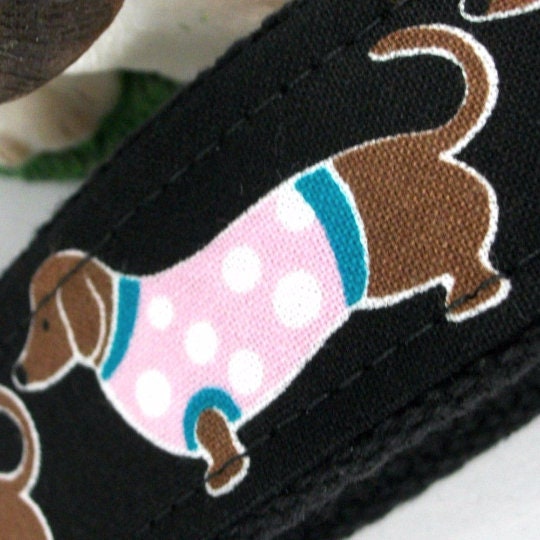 Dachshund Fabric Wristlet Keychain, Cute Dog Mom Keychain, Best Friend Gifts Long Distance, Preschool Teacher Gifts