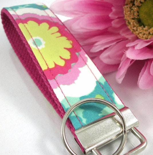 Amy Butler Key Fob SOUL BLOSSOMS Florals