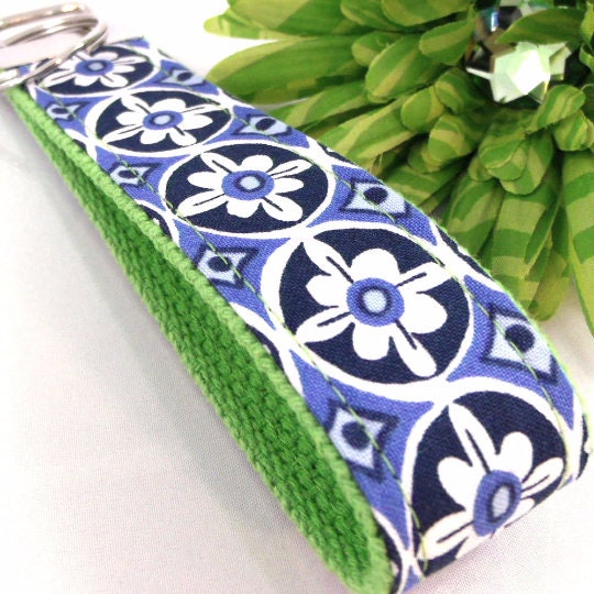 Handmade Floral Keychain Wristlet, College Graduation Gift for her, Thank you for Helping Me Grow, Expecting Mom Gift