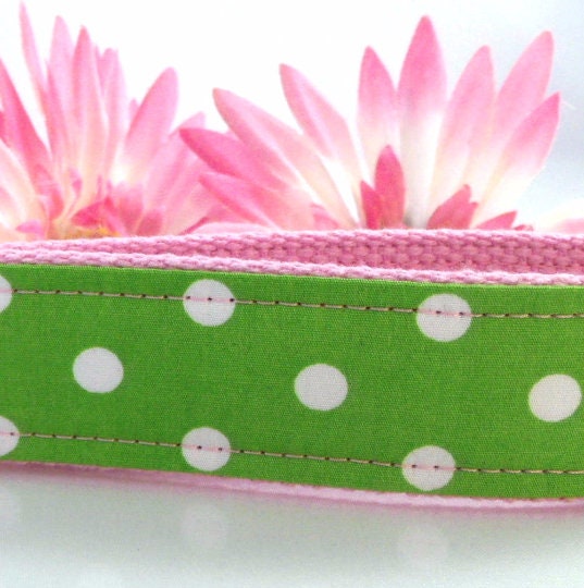 Preppy Polka Dot Key Fob