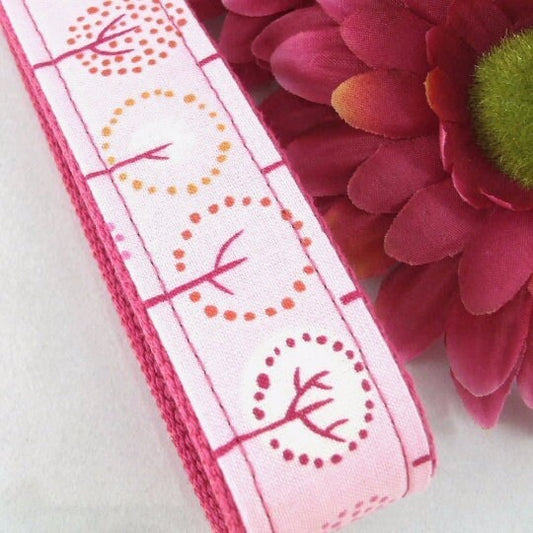 Handmade Wristlet Keychain in Tree Fabric, College Graduation Gift for her, I Miss You Gift, Mom Gift from Son