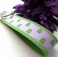 Lavender Frog Keychain Wristlet