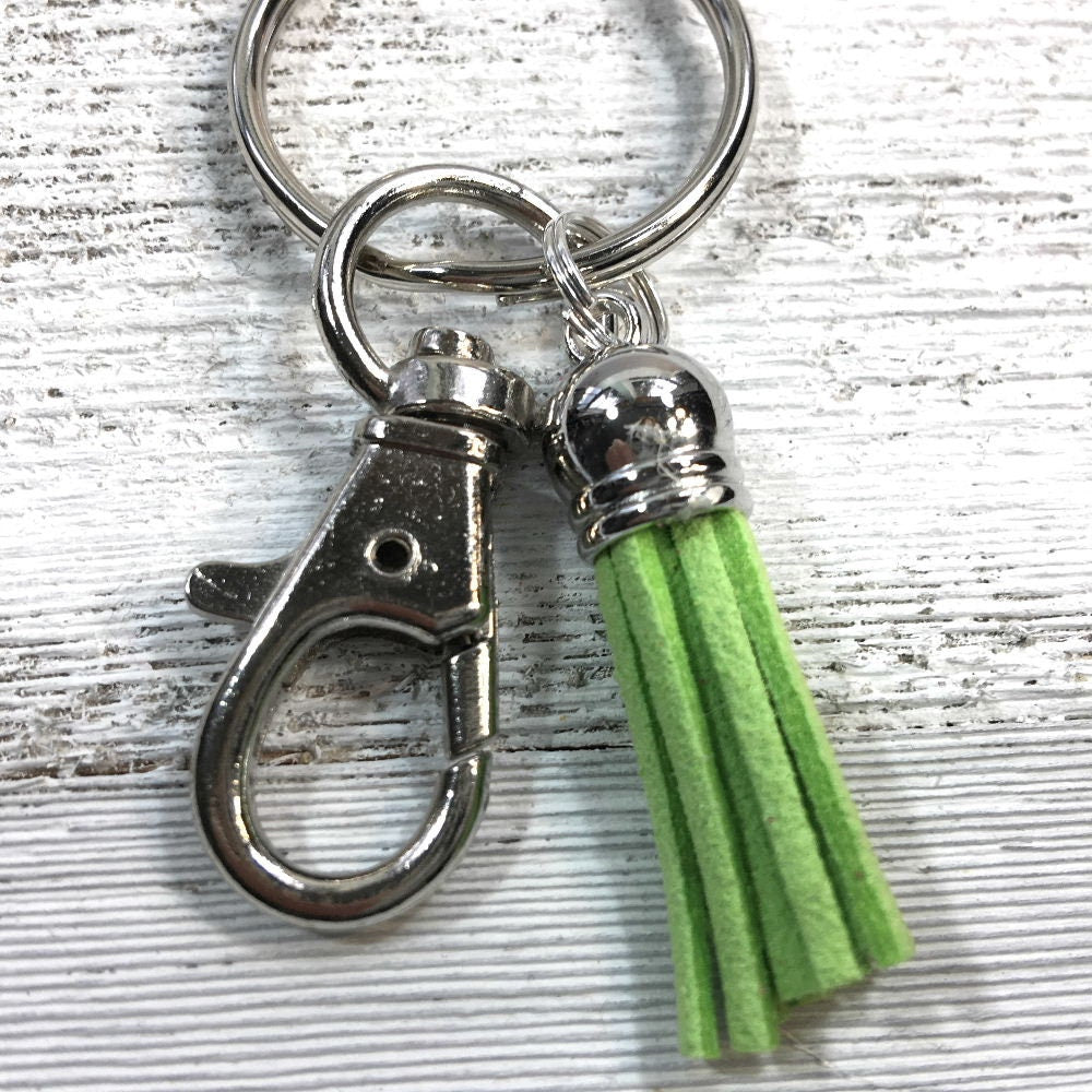 Lavender Frog Keychain Wristlet