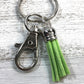 Lavender Frog Keychain Wristlet