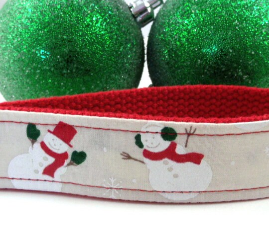 Handmade Christmas Keychain Wristlet, Snowman, Christmas in July, Trending Now, Key Chains for Women, Teacher Gifts