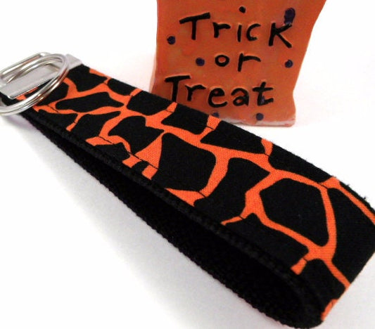 Handmade Giraffe Keychain Wristlet, Popular Right Now, Halloween, Thank you gift for Friend, Preschool Teacher Gifts