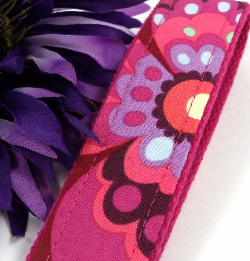 Amy Butler Key Fob LOVE Floral