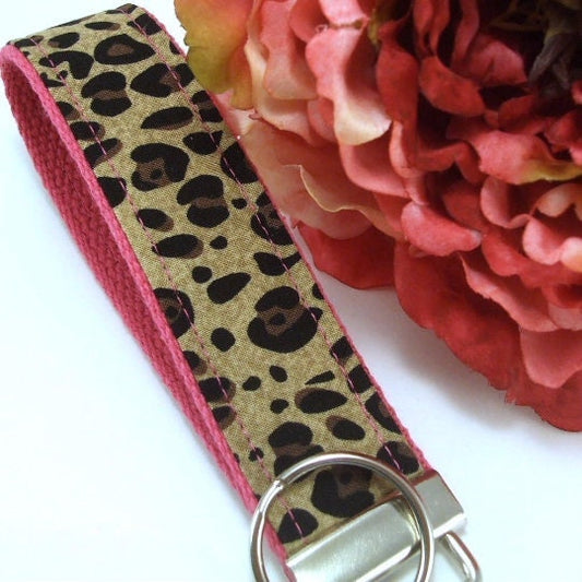 Handmade Cheetah Keychain, College Graduation Gift for her, I Miss You Gift, Mom Gift from Son