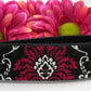 Wristlet Key Fob Damask Pattern