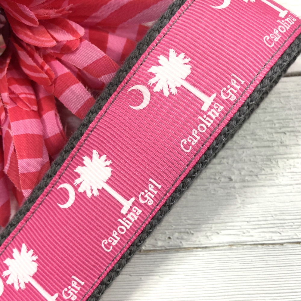 Carolina Girl Keychain Grosgrain Ribbon