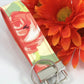 Amy Butler Key Fob Tangerine Roses